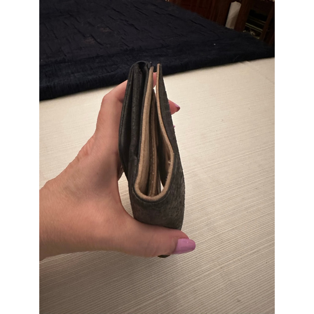 Chanel Black Quilted Leather Double Snap Wallet with Tan Interior - Picture 5 of 16